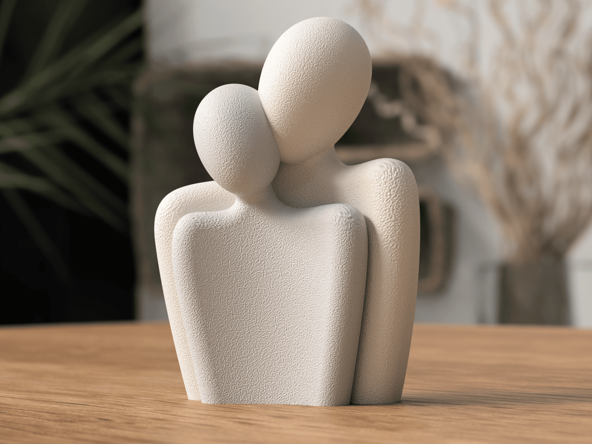 Statuette : "Le calin"