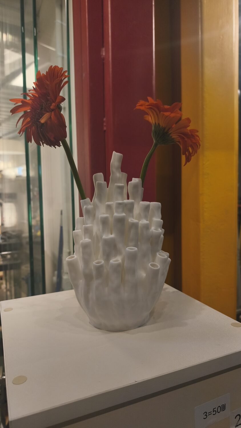 Vase Corail - Scupture florale imprimée en 3D