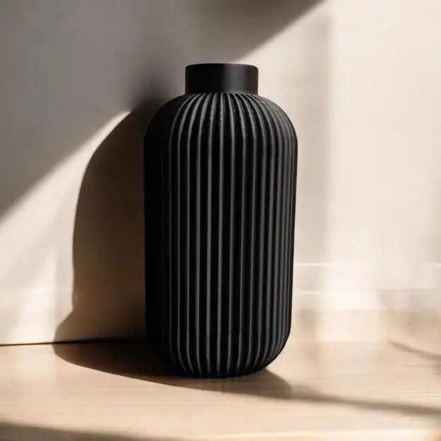 Vase Rainuré